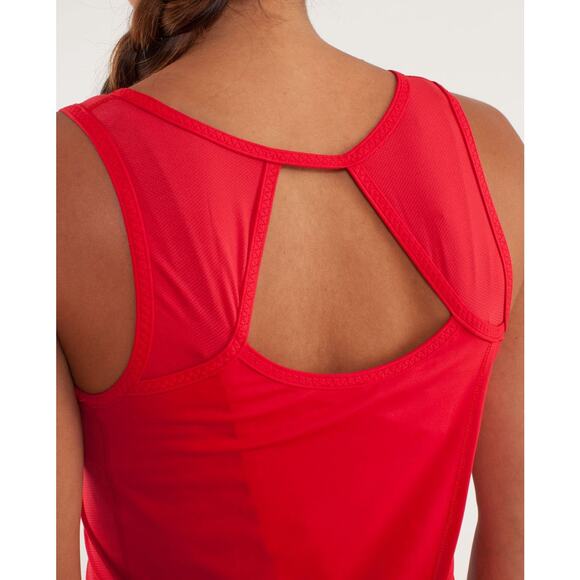 Lululemon Red Moisture Wicking Cut Out Run Speed Squad Tank - Picture 5 of 12